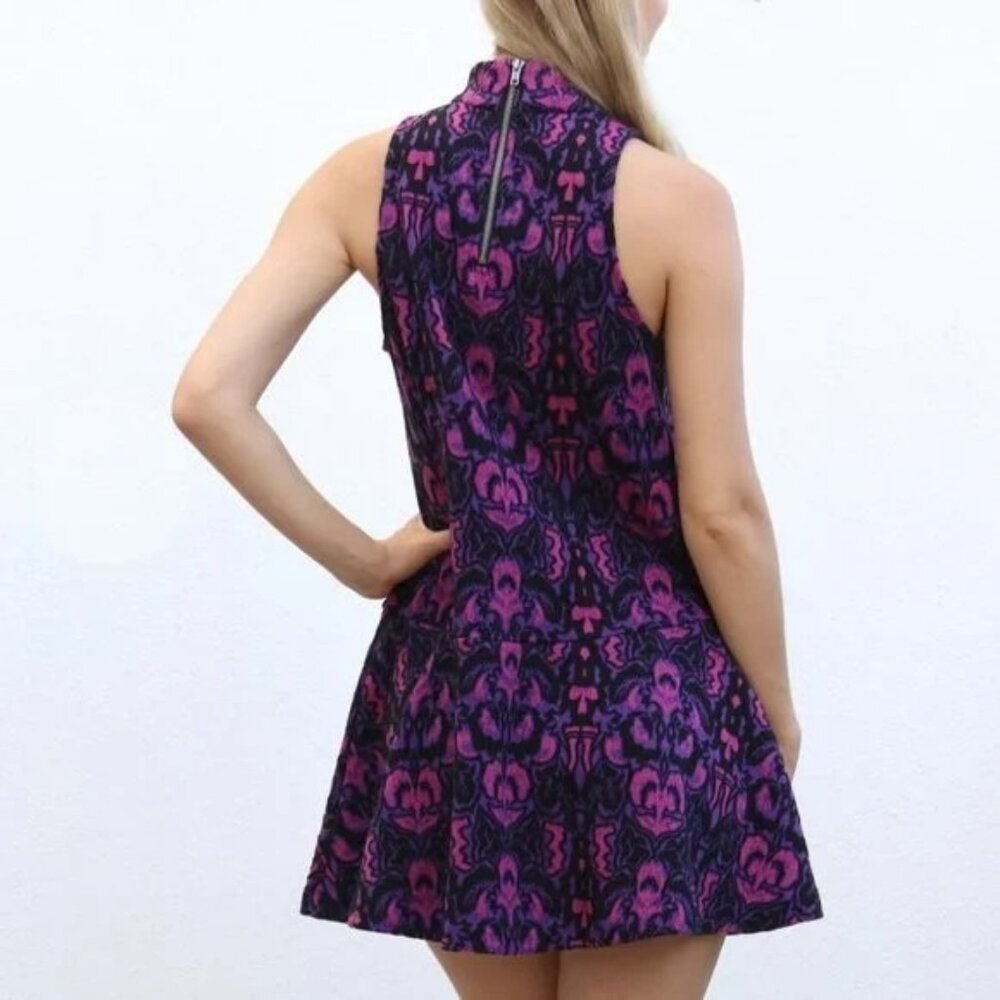 FREE PEOPLE Amelia Knit Dress in Purple - Picture 3 of 13